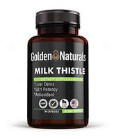 Organic Milk Thistle 1000 Milligram, Highly Potent 50:1 (Silymarin Marianum) Concentrated Extract for Liver Care and Detox, 90 Veggie Capsules