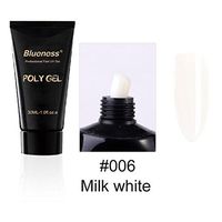 Nail Gel Tips Extension for Women Teens Girls, Iuhan® Rosa Nail Gel Tips Extension Camouflage Builder Gel Lack Glue Nail Extension (F)