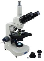 OMAX 40X-2000X LED Darkfield Trinocular Compound Microscope with 30 Degree Siedentopf Viewing Head and Extra Bright Oil Darkfield Condenser