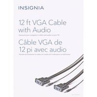 Insignia 3.7m (12 ft.) VGA Cable with 3.5mm Audio (NS-PV12531-C)