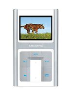 Creative Zen Sleek Photo 20 GB Multimedia Player (Aluminum/White)