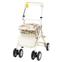 Seat & Roller Bar Covers Walker Old Man's Armrest Crutches 4 Wheel Walker Shopping Good Helper Patient Fracture Walking Aid Convenient Folding Carrying (Color : A, Size : 88.548cm)