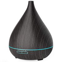 ASAKUKI 400ml Essential Oil Diffuser, Aromatherapy Oil Diffuser with Cool Mist, Waterless Auto Shut-Off Humidifier for Home Office Baby