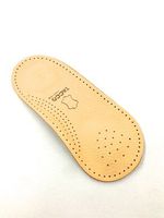 Tacco Nova Insoles (Limited) | Color Natural | Corrects The Foot Position | 3/4 Leather Arch Support (Men's Size 8)