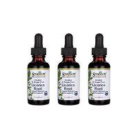Swanson Licorice Root Liquid Extract (Alcohol and Sugar-Free) 1 fl oz Liquid 3 Pack