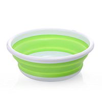 Guerbrilla Multi-Purpose Lightweight Folding Convenient Wash Basin/Footbath Basin for Camping Fishing Outdoor (Green)