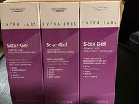 Evira Labs Scar Gel 50g 3 pk(Improves the softness, texture and appearance of scars from injury, surgery, burns and acne)
