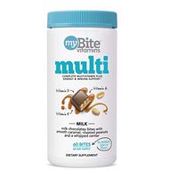 MyBite Vitamins Adult Multivitamin, Milk Peanut, 60ct