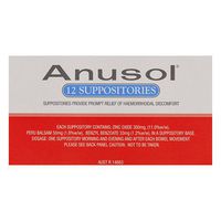 Anusol Suppositories 12