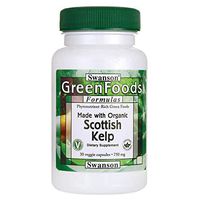 Swanson Made with Organic Scottish Kelp 750 Milligrams 30 Veg Capsules