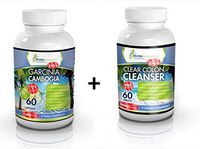 Garcinia Cambogia 80% HCA + Colon Cleanse Toxin Detox Extract Diet Weight Management Formula Freeze Compulsive Cravings and Burn Stubborn Fat Fast!