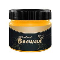 æ—  80g Furniture Care Beeswax Paste Polish, Wood Floor Cleaner Waterproof Wear-resistant Wood Seasoning Beewax