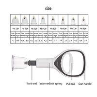 Massage Cupping, 12 U-Cup Chinese Vacuum Cupping Set Massage Therapy, Relieve Tension, Muscle Pain, Relax Body