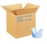 Pack of 10 Ear Wash Basins. Polypropolene Plastic Ear Basin. Compatible with Ear Wash Systems. Eear Irrigation Basin. Economical Basin for Cleaning Ears.