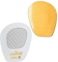 Pedag 168 Girl Self Adhesive Forefoot Grip for Pumps and Sandals, White Leather, One Size Fits All (Pack of 2)