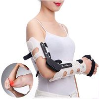 Arm Sling Hinged Elbow Orthosis Adjustable, Shoulder Dislocation Fracture Fixation, Fracture Protector Post Op Injury Recovery for arm Fracture Medical Splint,Left
