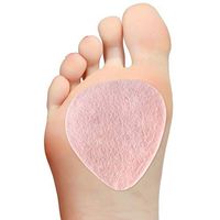 Steins 1/8” Adhesive Felt Metatarsal 20-N Foot Pads with Skived Edge, Reduces Pain and Pressure on Ball of Foot, Long-Lasting, Superior Protection, 100 Count