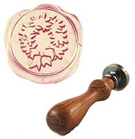 MNYR Christmas Wreath Decorative Wax Seal Sealing Stamp Embellishment Holidays Invitation, Cards, Snail Mails, Gift Wrapping, Wine Packages, Great Gift Idea Wedding Invitations Christmas Seal Stamp