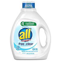 All Liquid Laundry Detergent, Free Clear for Sensitive Skin, 58 Loads, 88 Fluid Ounce
