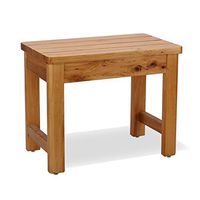 Bath Stool Bathroom Stool Home Solid Wood Foot Bath Stool Bathroom Wooden Bench seat Stool Shower Bench (Color : B, Size : 503040CM)