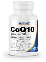 Nutricost CoQ10 100mg, 120 Veggie Capsules, 120 Servings - High Absorption, Vegan, Non-GMO, Coenzyme Q10
