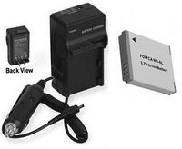 Battery + Charger for Canon SX700 HS, Canon IXY Digital 25 IS