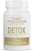 FREZZOR Herbal Detox, Liver Cleanse & Detox Supplement, Kidney Support, Safe & Effective, Reduces Bloat, Hangover Cure, All-Natural New Zealand Superfoods: Milk Thistle & Stinging Nettle, 60 Capsules
