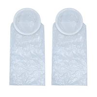 SUPVOX 20pcs Disposable Sickness Bags Emesis Vomit Bags Barf Bags for Travel Motion Sickness Morning Sickness Nausea (White)