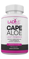 Pure Cape Aloe Herbal Laxative for Constipation Relief - Healthy Bowel Movement - Natural Colon Cleanse & Detox Dietary Supplement - Specially Designed for Women by Ladyme - 90 Capsules