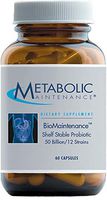 Metabolic Maintenance BioMaintenance 50 Billion CFU Probiotic Capsules - Lactobacillus + Bifidobacterium Shelf Stable Probiotic (60 Capsules)