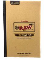 RAW Classic Rawlbook 480 Count Book of Natural Unrefined Rolling Tips