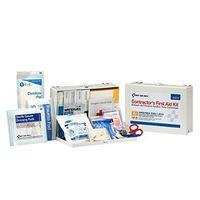 25 Person Contractor ANSI A+ First Aid Kit, Metal Case Class I & II - 25 Person OSHA Compliant 2018 First Aid Kit for Contractors Emergency Kit
