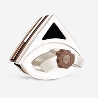 Double Side Magnetic Window Cleaner, Double Side Glass Wiper for Cleaning of Various Window Glass Doors 5-35mm, with Ergonomic Handle Tools