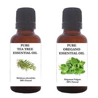 AntaraFashion 100% pure Oregano and TeaTree Essential Oil Set of 2 (15 ML)