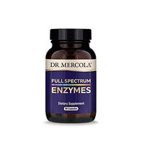 Dr. Mercola, Full Spectrum Enzymes Dietary Supplement, 30 Servings (90 Capsules), Digestive Support, non GMO, Soy Free, Gluten Free