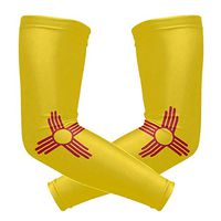 poeticcity New Mexico Flag 1 Pair Arm Sports Sleeves Cooling Warmer UV Protection
