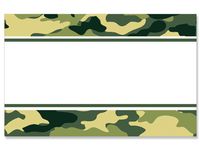 50 pack Camo Border- No SentimentEnclosure Cards (20 unit, 50 pack per unit.)