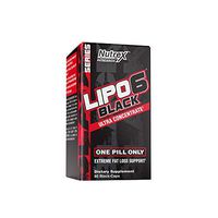 Nutrex Research Lipo-6 Black Ultra Concentrate | Thermogenic Energizing Fat Burner Supplement, Increase Weight Loss, Energy & Intense Focus | 60Count
