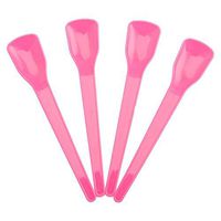 Pink Shovel Ice Cream Spoons - 'Slim Spadey' Beautifully Colorful Spoons - Perfect For Any Yummy Dessert Or Frozen Treat You Can Think Of - Frozen Dessert Supplies - 100 Count