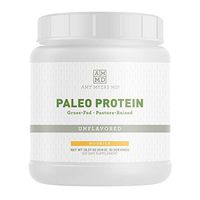 Unflavored Pure Paleo Protein by Dr. Amy Myers - Clean Grass Fed, Pasture Raised Hormone Free Protein, Non-GMO, Gluten & Dairy Free - 26g Protein Per Serving - Plain Shake for Paleo and Keto