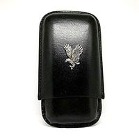 Eagle 3-Finger Cigar Case – Leather Cigar Case – Cigar Cutters by Jim