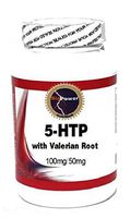 5-HTP 100mg with Valerian Root 90 Capsules # BioPower Nutrition
