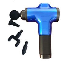Massage Gun Fascia Muscle Gun Pro Personal Massage Muscle Relax Remove Workout Lactic Acid Pain (Blue with Battery)