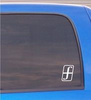 Forum snowboard vinyl decal sticker , White