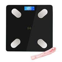 Hyperlumen Bluetooth Body Fat Scale, Smart Wireless Digital Bathroom Weight Scale Body Composition Monitor Health Analyzer with Smartphone App for Body Weight, Fat, Water, BMI,400lbs, Muscle Mass