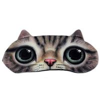 Plush Cat Sleeping Masks Cute Blindfold Eye Cover for Kids Women Girls Boys Travel Nap Night Sleeping