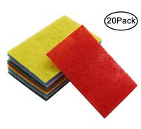 Scouring Pads Cleaning Scrub Sponge Non Scratch Scouring Pads Flexible Scouring Sponge Perfect for Kitchen Dishes Cleaning-Quick Dry Souring Pads