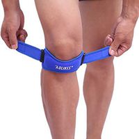 🍀Libobo🍀Parental Gifts Knee Support Patella Tendon Brace Strap Stabilizer Relieve Pain (Blue)