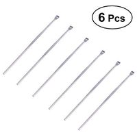 HEALLILY Ear Wax Pick Cleaner Remover Tool Stainless Steel Ear Wax Curette Picker Set 6Pcs