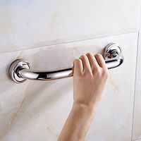 Byrhgood Stainless Steel Non-Slip Shower Armrest, Shower Toilet, Barrier-Free Elderly Balance Handle (Size : 60cm)